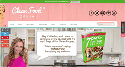 Desktop Screenshot of cleanfoodcrush.com